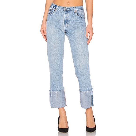 Re/Done Denim - NWOT Re/Done High Rise Straight Cuff Jean 26